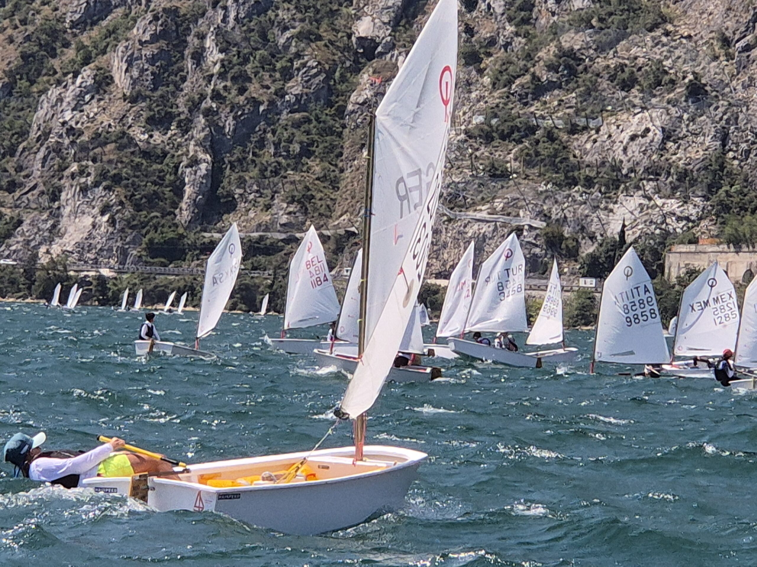 Optimisten-Regatta auf dem Gardasee